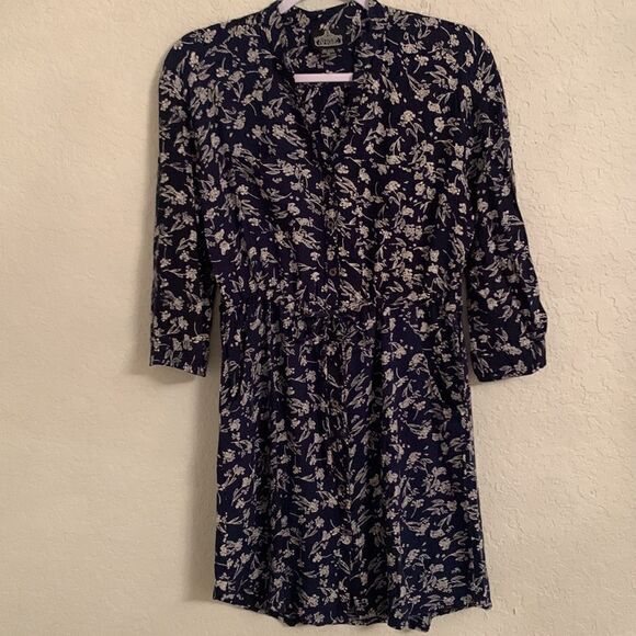 Angie White/ Black Mini Dress. Size M - Picture 1 of 11